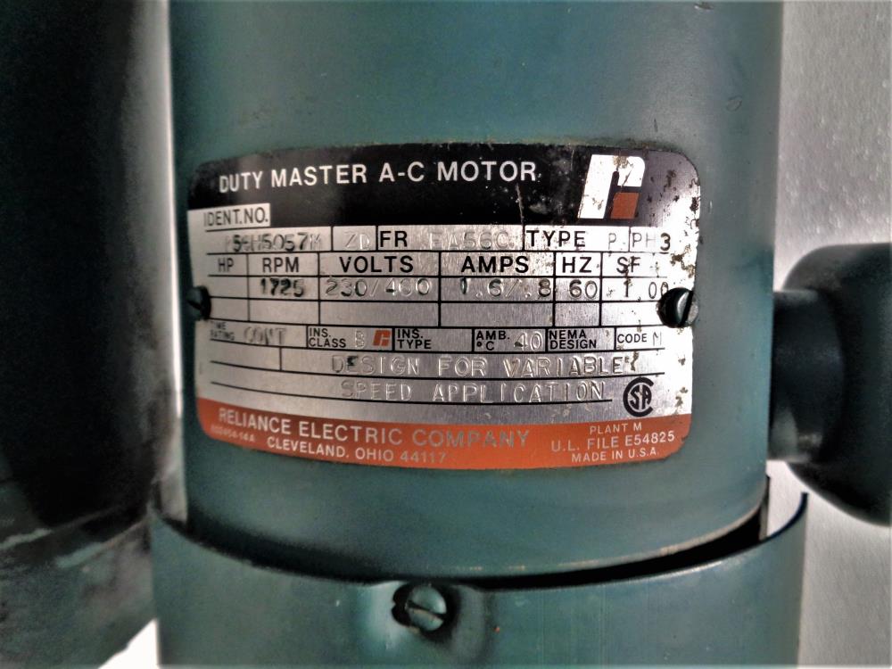 Reliance Electric Reeves MotoDrive 30325952-YF with 1/4HP Motor